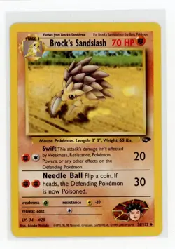 Pokemon Gym Challenge #036/132 Brock's Sandslash - Image 1