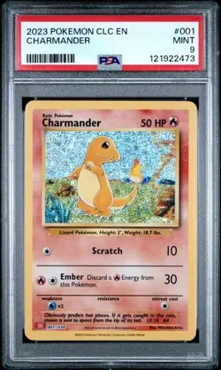 Charmander #1 - Pokemon Classic Collection Charizard & Ho-oh Deck - PSA 9 - Image 1