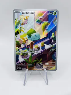 Pokemon TCG Bulbasaur 143/142 Sv07: Stellar Crown Illustration Rare - Image 1