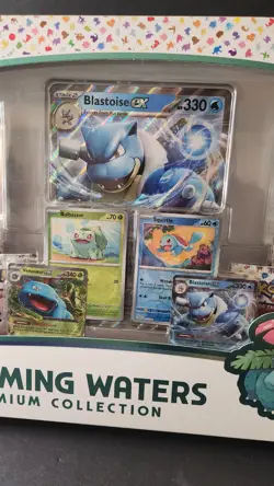 Pokemon 151 Blooming Waters Premium Collection Box Scarlet & Violet 12 Booster - Image 4