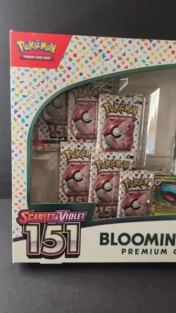 Pokemon 151 Blooming Waters Premium Collection Box Scarlet & Violet 12 Booster - Image 5