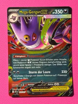 Erhabene Helden MEGA Gengar EX ASC 125 Deutsch NM NEU Pokemon - Image 1