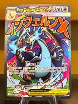 Mega Charizard x ex 23/0 mega promos pokemon tcg ccg - Image 1