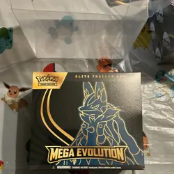 Pokemon TCG - Mega Evolution Elite Trainer Box - Lucario - 2025 - Image 1