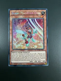 Yugioh - Berry Magician Girl - Secret Rare - MVP1 - 1st - Image 1