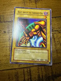 Right Arm of the Forbidden One DB1-EN137 Unlimited Edition Common PL + BONUS - Image 1