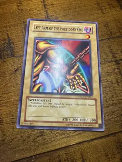 Left Arm of the Forbidden One DLG1-EN021 Unlimited Edition Common PL + BONUS - Image 1