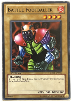 YuGiOh! - Battle Footballer 5DS3-EN001 1st Edition Common - Image 1