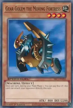 Gear Golem the Moving Fortress - SBC1-ENF02 - Common - 1st Edition - Lightly Pla - Image 1