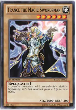 Yugioh - Trance the Magic Swordsman REDU-EN001 1st Edition - Return of the Dueli - Image 1