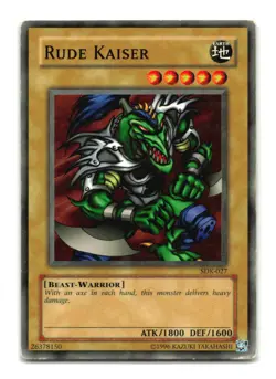 Rude Kaiser - SDK-027 - YuGiOh-HP - Image 1