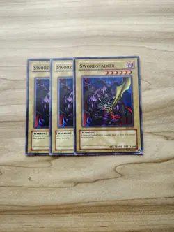 Yu-Gi-Oh! - Swordstalker 3X - Full Playset - Image 1