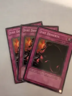 Yu-Gi-Oh! - Just Desserts 3X - Full Playset NM - Image 1