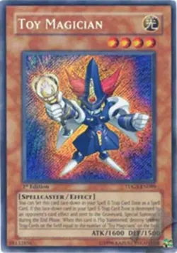 Yugioh! MP Toy Magician - TDGS-EN099 - Secret Rare - 1st Edition Moderately Play - Image 1