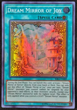 Dream Mirror of Joy 1996 Super Rare Holo Yugioh RIRA-EN089 (NM) - Image 1