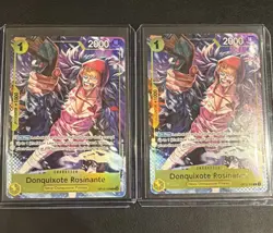 Donquixote Rosinante OP12-108 One Piece Illustration Promo Alt Art NM Two - X2 - Image 1