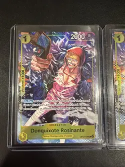 Donquixote Rosinante OP12-108 One Piece Illustration Promo Alt Art NM Two - X2 - Image 2