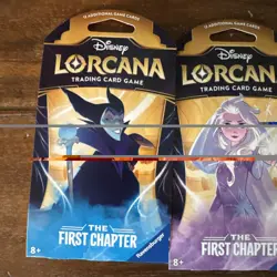 Disney Lorcana The First Chapter Sleeved Blister Booster Packs Sealed lot of (3) - Image 2
