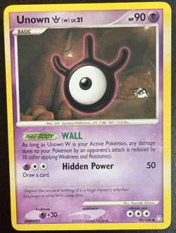 Pokemon TCG Unown Legends Awakened 80/146 Regular Uncommon NM/LP - Image 1
