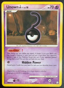 Pokemon TCG UnownU Legends Awakened 82/146 Regular Uncommon NM/LP - Image 1