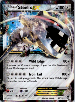 Steelix EX 67/114 LP - Pokemon XY - Steam Siege Ultra Rare - Image 1