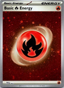 Basic Fire Energy 002 S&V Energy Reverse Holo Pokemon - Image 1