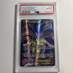 2014 POKEMON XY #115 FULL ART MALAMAR NM MINT PSA 8 PHANTOM FORCES 115/119 - Image 1