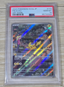 Pikachu 173/165 S&V 151 ILLUSTRATION RARE 2023 POKEMON MEW EN #173 PSA 10 ⚡ - Image 1