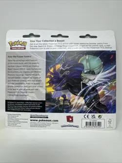 Pokemon TCG Sword and Shield Chilling Reign Triple Blister 3 booster Sealed New - Image 2