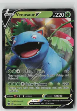 Pokemon Venusaur V #01/73 Champion's Path Near Mint or Better - Image 1