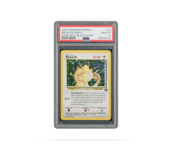 2000 POKEMON PROMO BLACK STAR GAME BOY #10 MEOWTH-HOLO PSA 8 #10 - Image 1