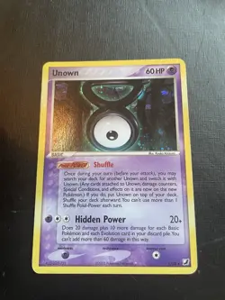 Unown V/28 EX Unseen Forces - Holo Rare - MP - Pokemon TCG - Image 1