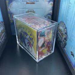 Pokemon TCG Base Set Shadowless Empty Booster Box Green Wing Charizard WOTC CASE - Image 1