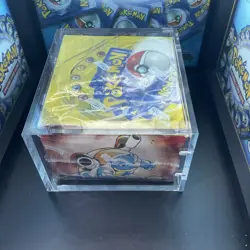 Pokemon TCG Base Set Shadowless Empty Booster Box Green Wing Charizard WOTC CASE - Image 5