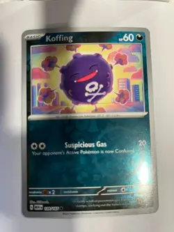 Koffing - 109/165 Scarlet & Violet 151 Pokemon Reverse Holo Foil Rare - Image 1