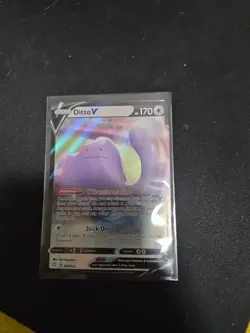Pokemon TCG Ditto v Shining Fates Holo Ultra Rare - Image 1