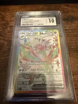 2024 POKEMON SURGING SPARKS FLYGON EX ULTRA RARE 222/191 CGC 10 GEM MINT - Image 3