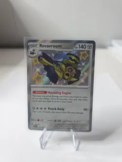 Pokemon TCG Revavroom Shiny SV: Paldean Fates 193/091 Holo Shiny Rare NM - Image 1