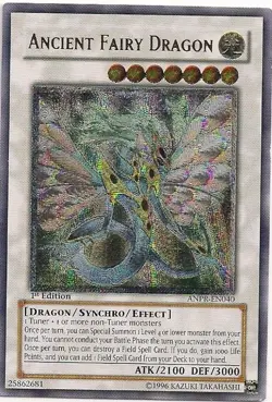 Yugioh! LP Ancient Fairy Dragon - ANPR-EN040 - Ultimate Rare - Unlimited Edition - Image 1