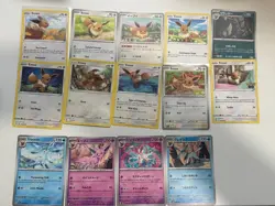 Pokemon TCG - Eevee and Eeveelutions Mixed Card Lot 13 cards NM/Mint - Image 1