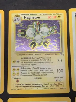 Vintage Holo Rare Pokemon Card Lot WOTC 1999/2000 - Base Set 2, Fossil - MP/HP - Image 3