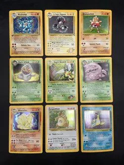 Vintage Pokemon Cards Holo Rare WOTC Lot Gym Challenge Team Rocket, Base MP/HP - Image 1