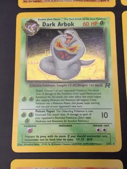 Vintage Pokemon Cards Holo Rare WOTC Lot Gym Challenge Team Rocket, Base MP/HP - Image 5