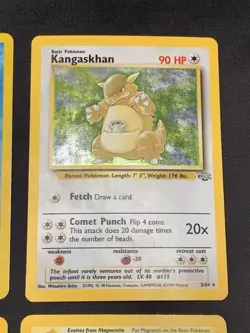 Vintage Holo Rare Pokemon Cards WOTC Era Base Set, Fossil, Jungle, Scyther MP/HP - Image 4