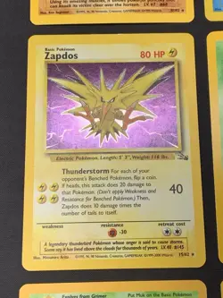 Vintage Holo Rare Pokemon Cards WOTC Era Base Set, Fossil, Jungle, Scyther MP/HP - Image 5