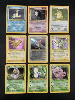 Vintage Holo Rare Pokemon Card Lot - WOTC Era Collection - 1999/2001 - MP/HP - Image 1