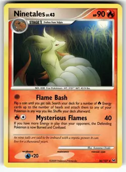 Ninetales 36/127 Platinum NM- Pokemon Card TCG - Image 1