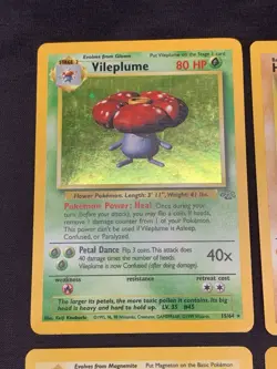 Vintage Rare Holo Pokemon Card Lot - Base Set, Team Rocket, Fossil, Jungle MP/HP - Image 2