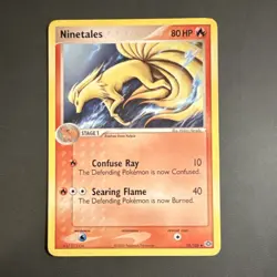 Pokemon Ninetales 38/106 EX Emerald Uncommon Stage 1 HP80 Regular Card - Image 1