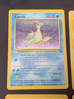 Vintage Holo Rare Pokemon Card Lot WOTC 1999 - Base Set, Jungle, Fossil - MP/HP - Image 2